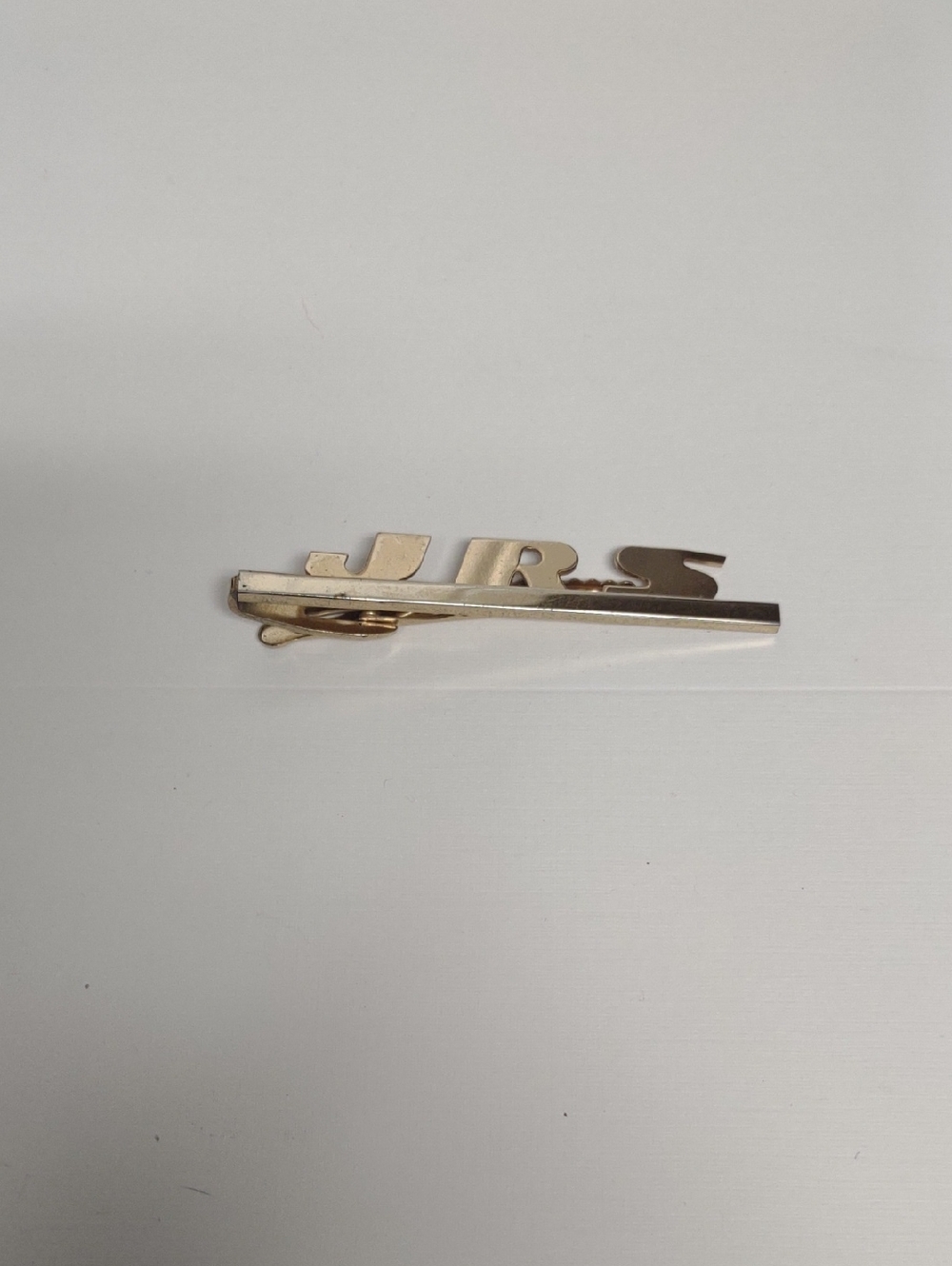Hickok Gold 'JBS' Letter Tie Clip - Picture 1 of 3
